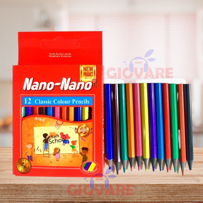

PENSIL WARNA NANO-NANO 12 WARNA KECIL NN-3131