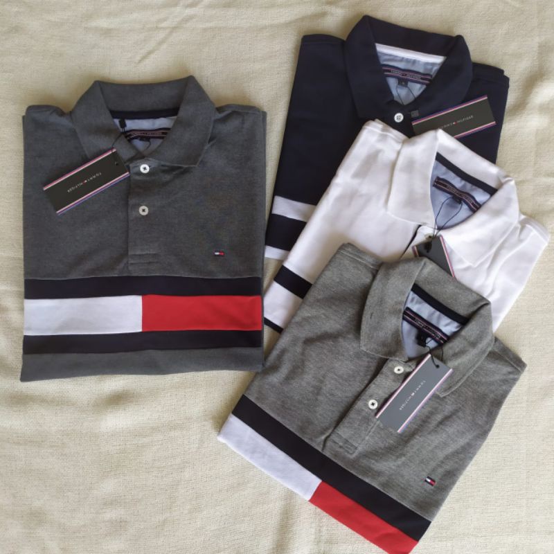 Tommy H polo shirt Man striped gede