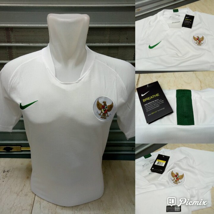 TERMUURAAH, JERSEY BOLA TIMNAS INDONESIA AWAY OFFICIAL 2018-2019 GRADE ORI .