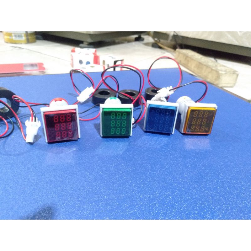 Volt Meter Digital AC 3 in 1 A+V+ Hz