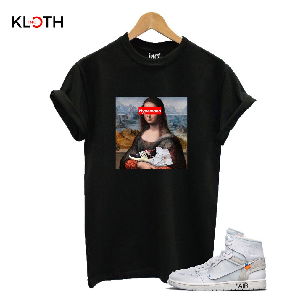 Kaos Sneakers Monalisa Air Jordan 1