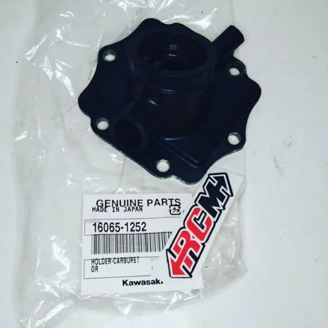 KARET INTAKE MANIPOL MANIFOLD KARBU CARBU NINJA 2T 2 T TAK ORI ORIGINAL KAWASAKI KGP ASLI 16065-1252