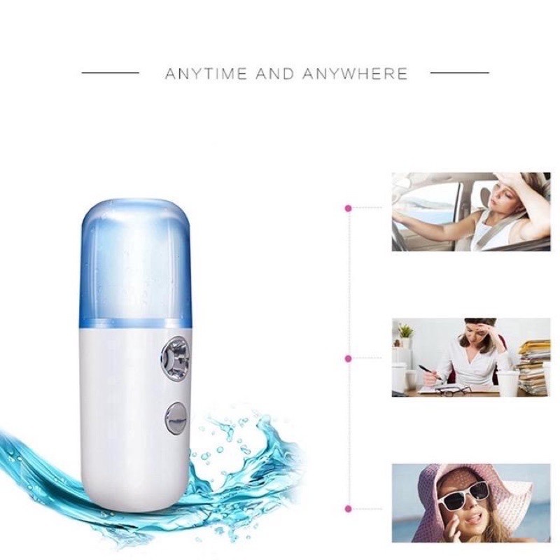 Nano Mist Spray Portable / Perawatan Wajah / Nano Spray Portable Mini USB / Mist Sprayer Pelembab Wajah Perawatan Wajah