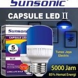 Bohlam LED 5 Watt Capsule Warna SUNSONIC