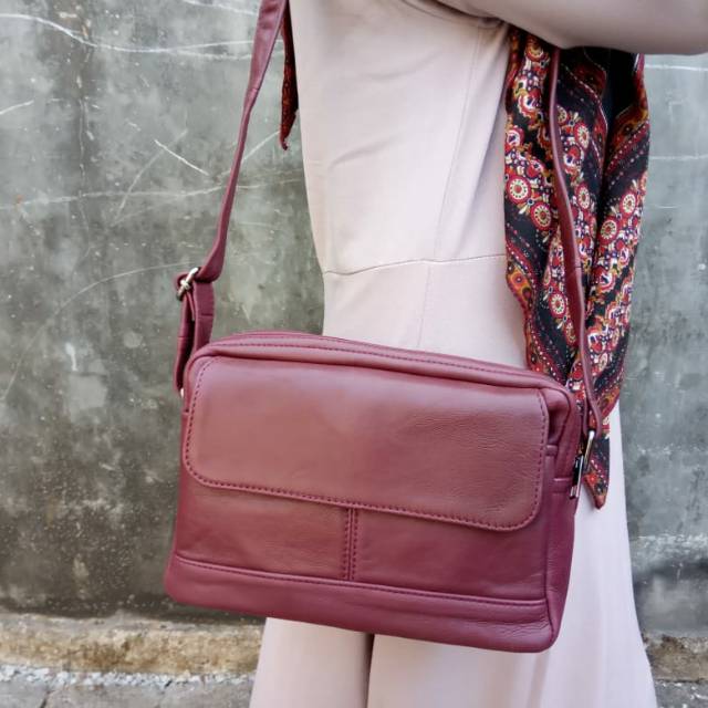 Tas Papirut KULIT DOMBA ASLI GARUT