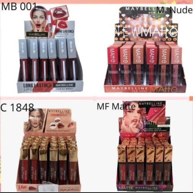 [ LUSINAN ] LIP CREAM MAYBELLINE MATTE 24H