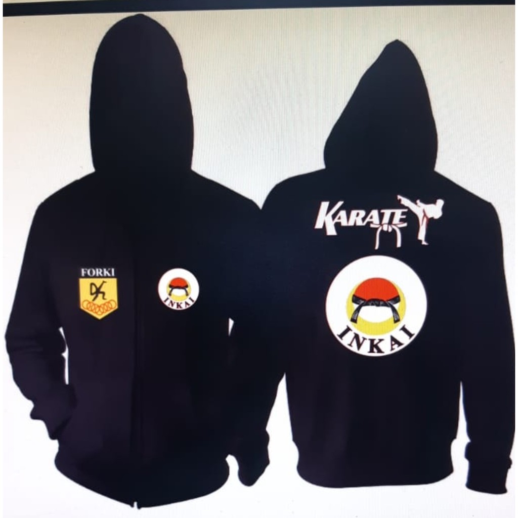 Jaket Hoodie Karate Pesanan