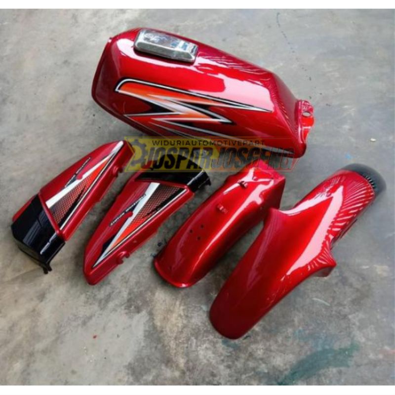 BODYSET RX KING MERAH 2003 BODY RX KING SET MERAH HITAM ORANGE 2003 TANGKI RX KING MERAH BOX AKI RX 