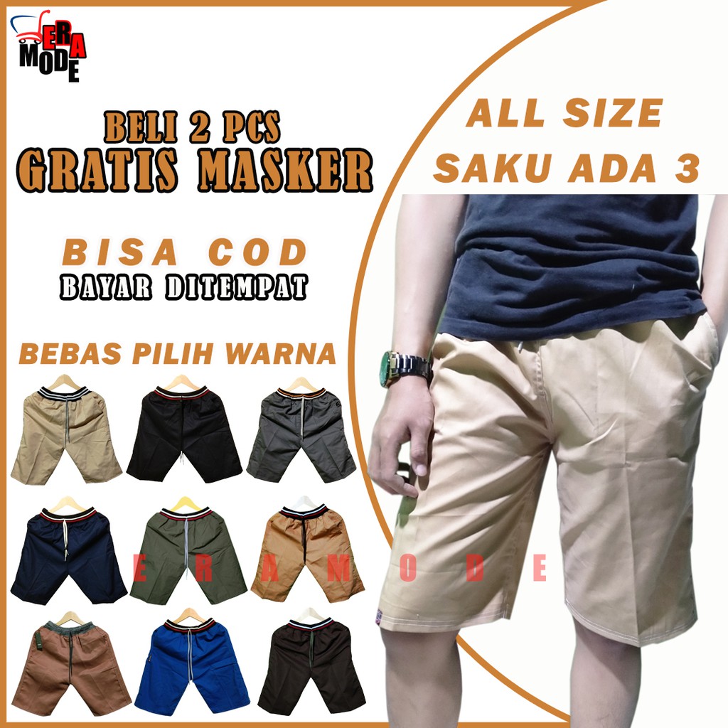 Celana Pendek Cowok Kolor Pria Dewasa Distro Premium Celana Pendek Cowok Kolor Pria Dewasa Distro Premium