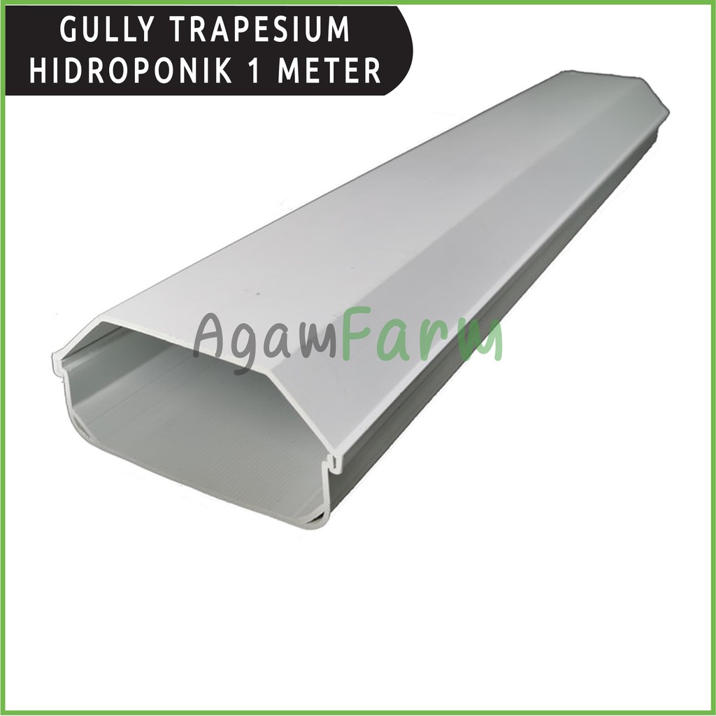 Gully Trapesium / Talang Trapesium Hidroponik 1 Meter