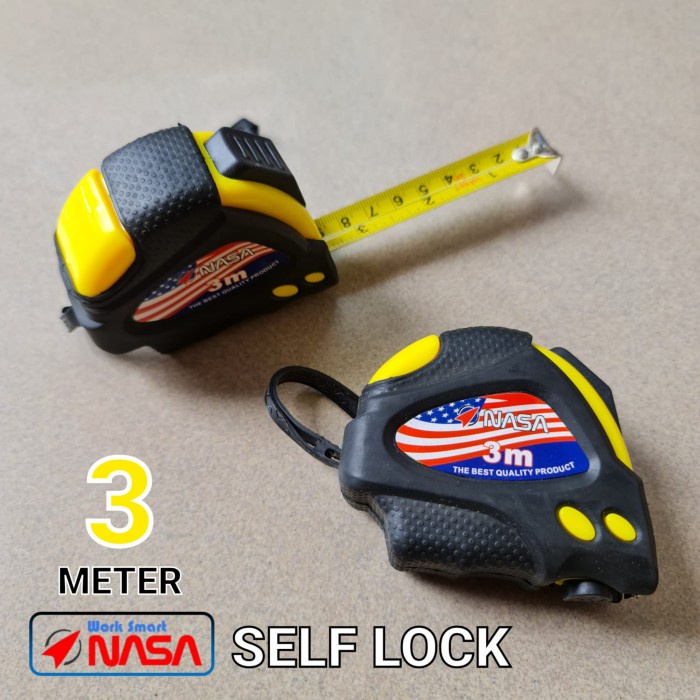 Meteran NASA SELF LOCK 3 METER