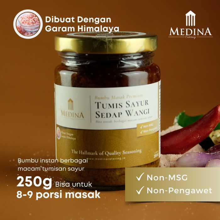 

Bumbu Instan Tumis Sayur Sedap Wangi (250gr) - Medina Catering