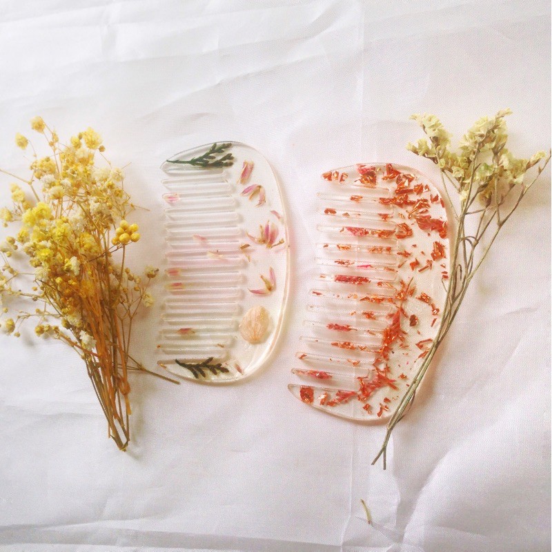 Lille Floral Comb - SISIR RESIN DRIED FLOWER CUSTOM