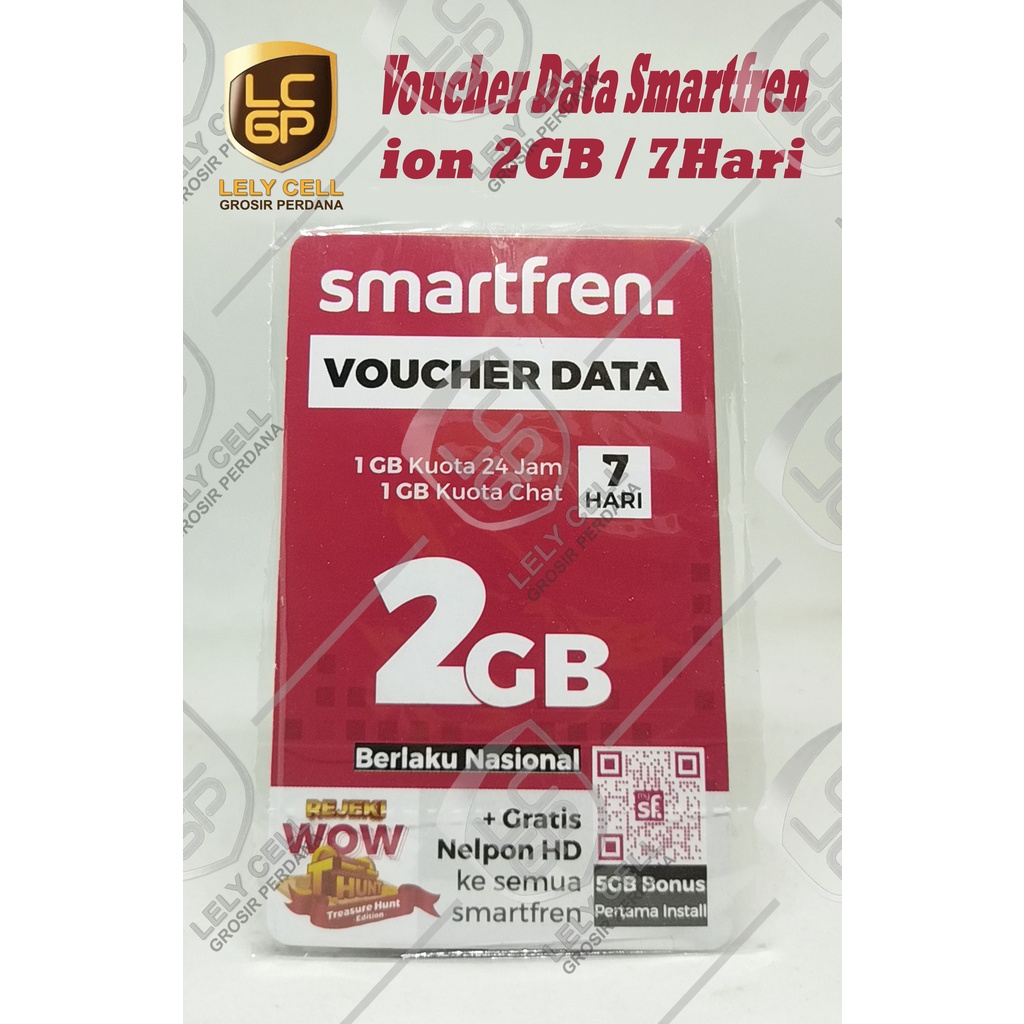 Voucher Smartfren ion 2GB / 7 Hari