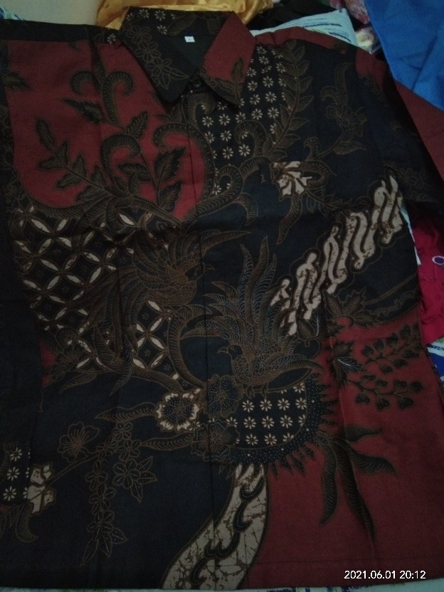 Jayanegara Batik Lengan Panjang Full Furing Katun Halus Sragenan Hq Size M-xxl Batik Solo Kanaya