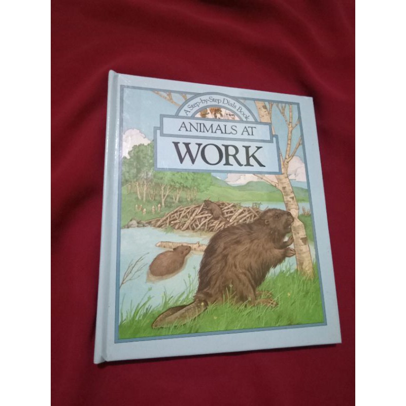 ANIMALS AT WORK DIALS WHEEL BOOK MONTESSORI