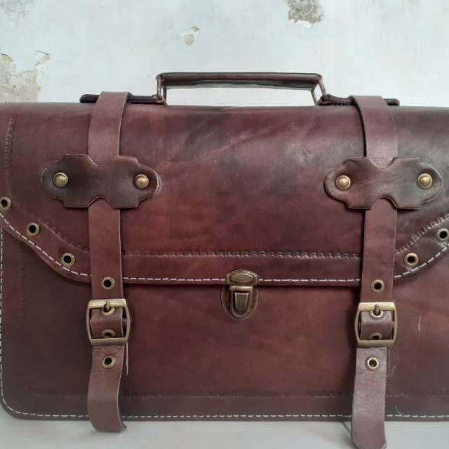Tas samping bagasi onthel tua
