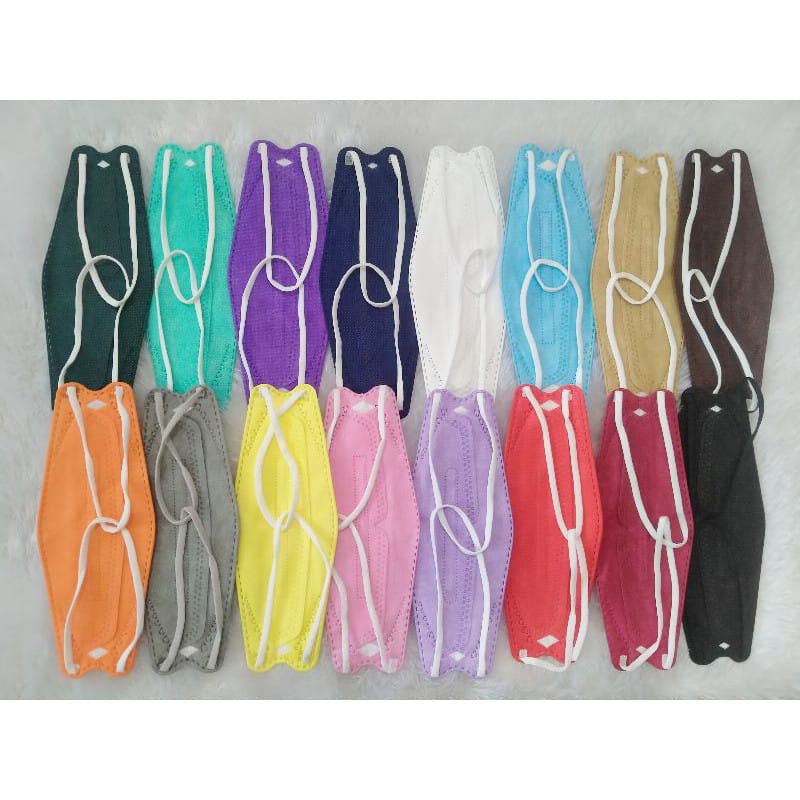 model sensi masker hijab kf94 4ply masker evo kf94 jilbab