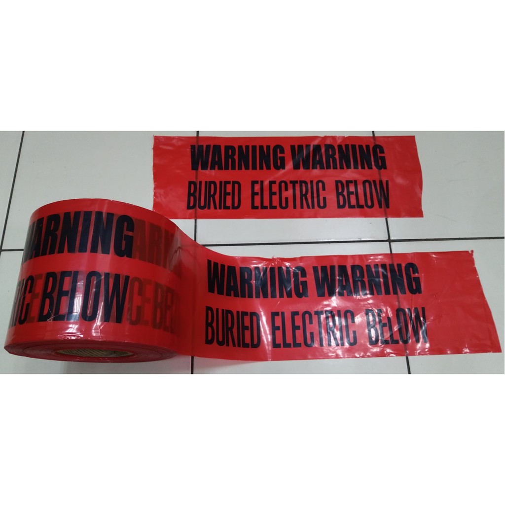 

pita tanda peringatan,under ground warning tape buried electric below