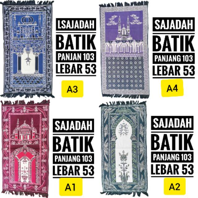 SAJADAH TRAVELING BATIK