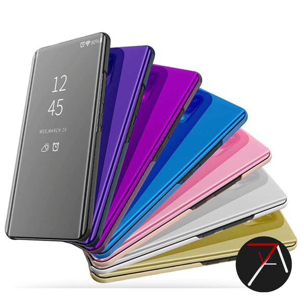 Flip cover mirror/ clear view standing samsung S21 Ultra