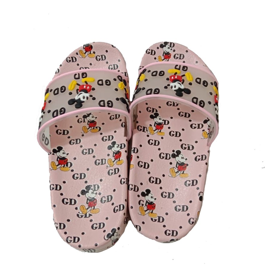 Sandal Slop Anak Perempuan Import Size 30-35 Usia 5-8 Tahun