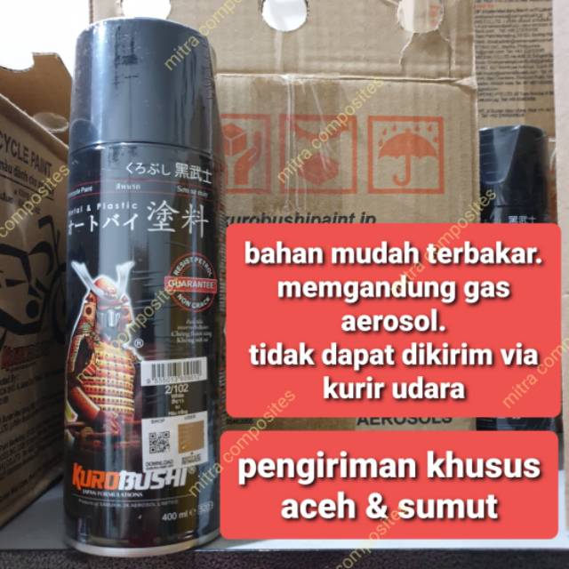 Cat semprot samurai paint warna putih 102