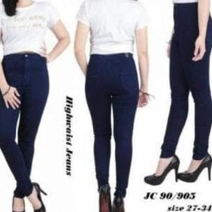 Jeansgallery Design_Hw Celana Soft Jeans Wanita Hawai High Waist Lp0293