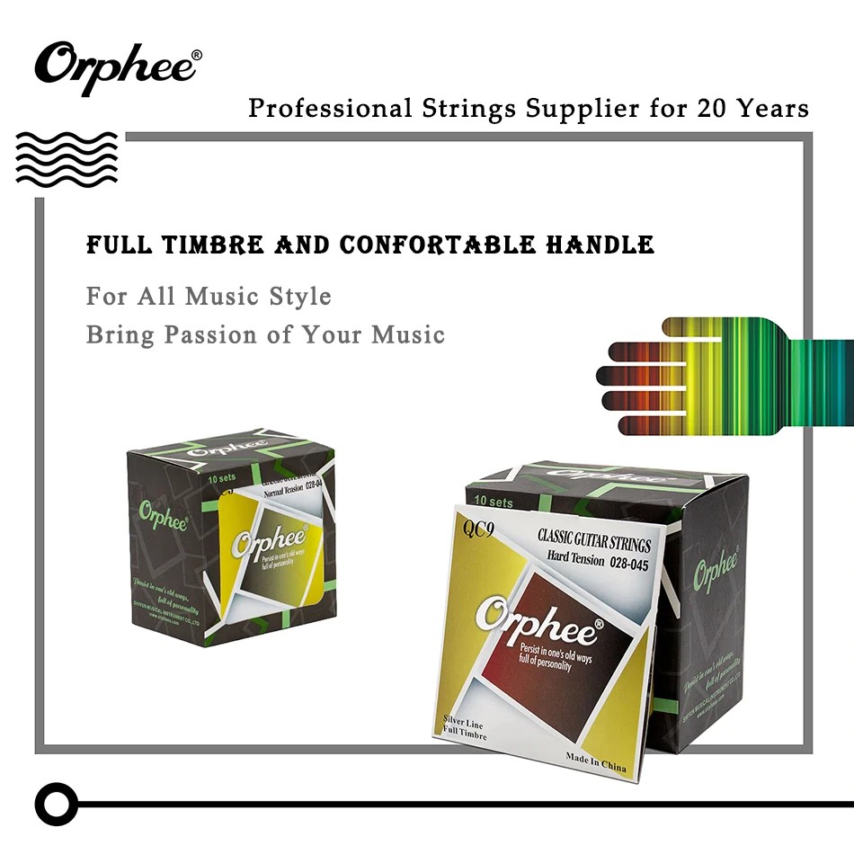 Orphee QC5 QC9 Senar Gitar Klasik Nylon