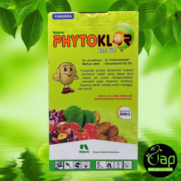 FUNGISIDA PHYTOKLOR 82.5 WG 500 GRAM - fungisida berbahan aktif Klorotalonil 82.5%
