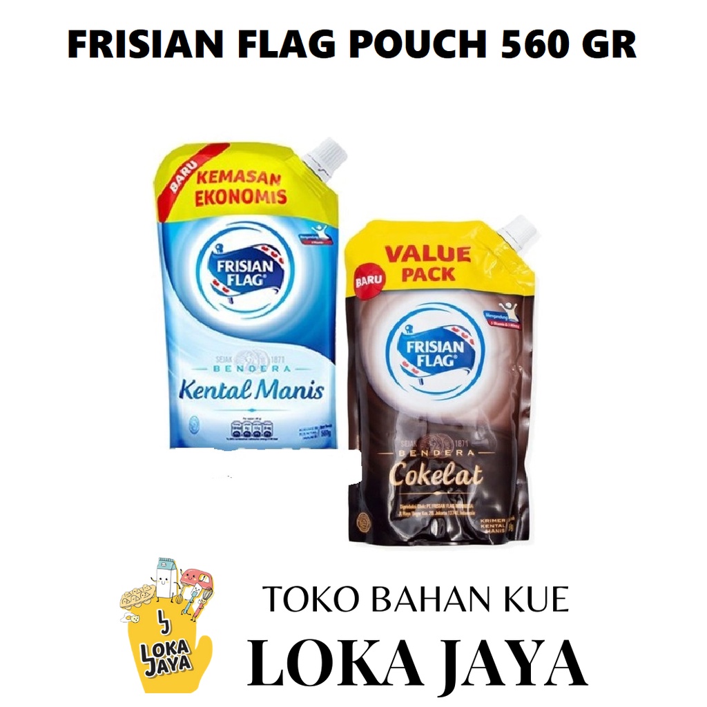 

FRISIAN FLAG SUSU KENTAL MANIS POUCH | PLAIN & COKLAT 540 GR