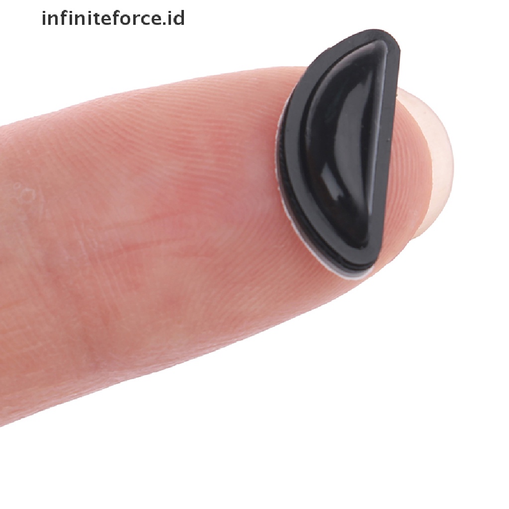 Infiniteforce.id 4 Pasang Bantalan Hidung Bahan Silikon Anti Slip Untuk Kacamata