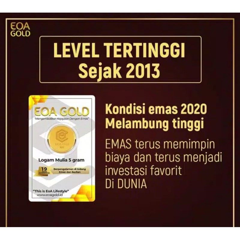 Emas 1 gr EOA Gold 24 Karat 1gram