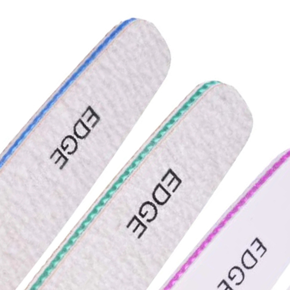 Mxbeauty 8pcs / Set Alat Kikir Kuku Portable Bahan Spons Multiwarna Untuk Manicure / Pedicure