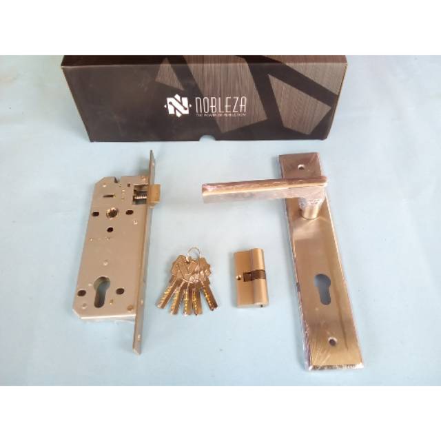 Kunci Pintu Stainless Set Nobleza