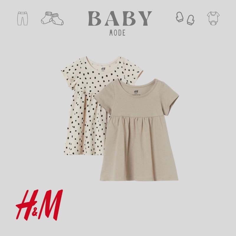 H&M - Baju Dress Anak Bayi Perempuan