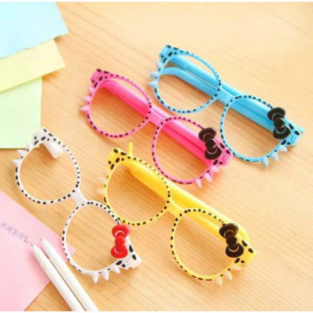 Pulpen Kacamata Helokitty Unik 2 Pcs JCHKP02M89858