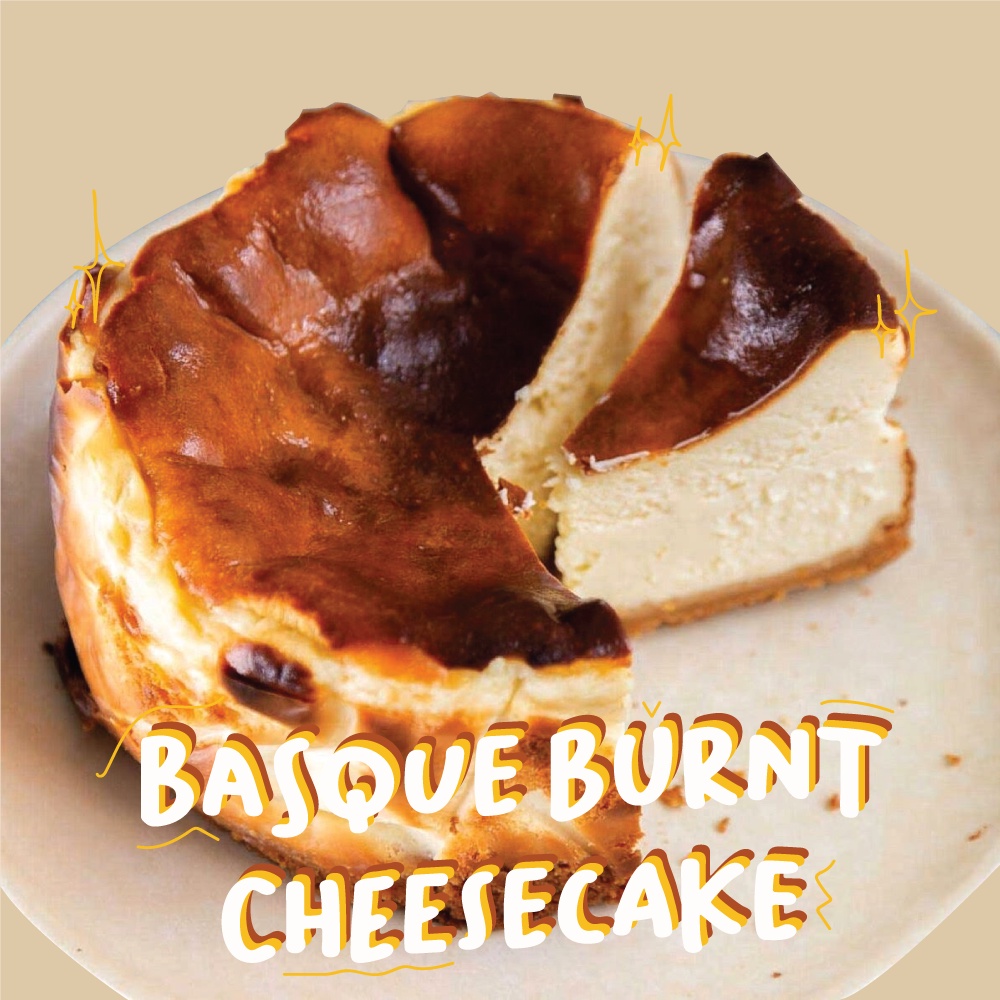 Jual Basque Burnt Cheesecake (18cm) Indonesia