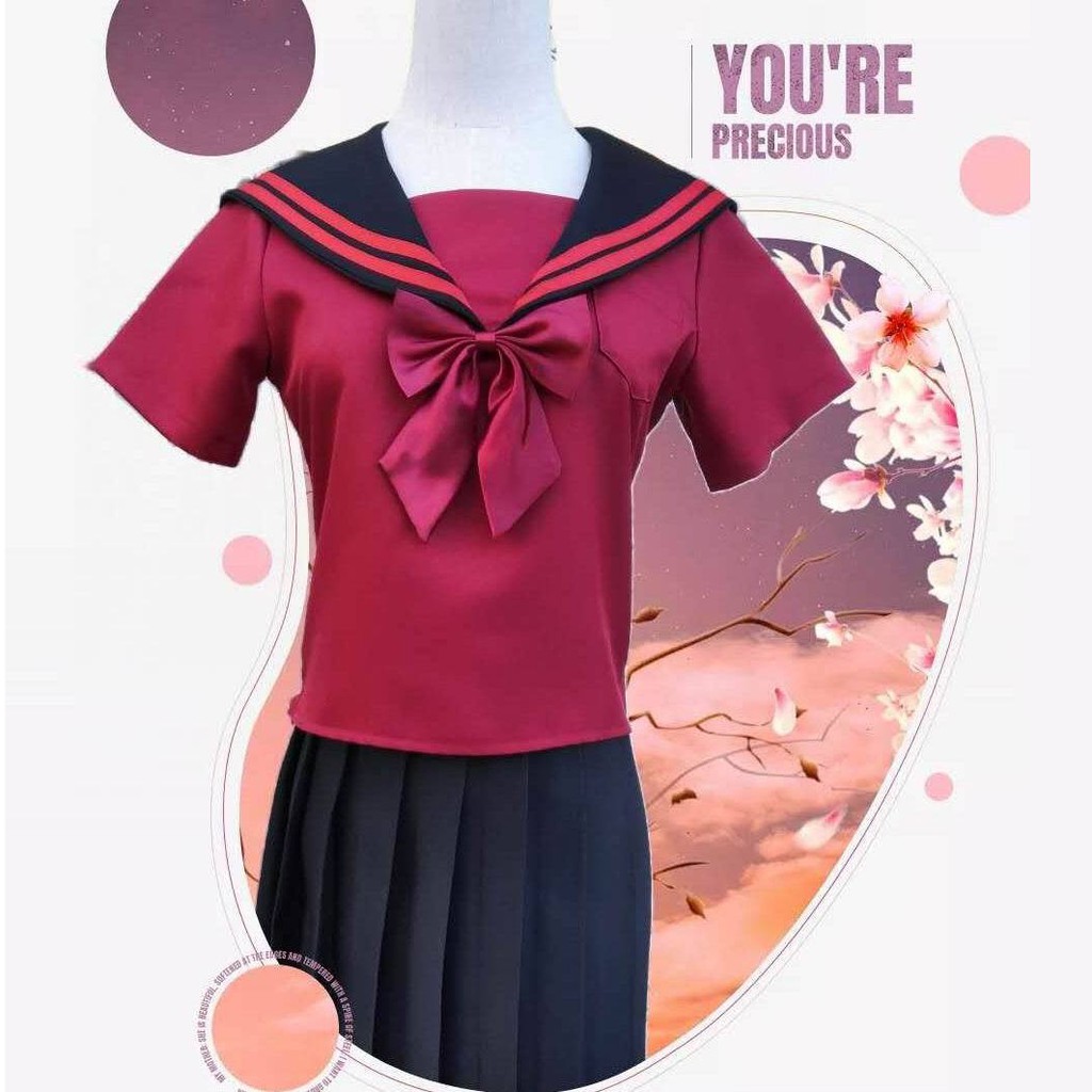 CC-146 set sailor seifuku school uniform seragam sekolah jepang cosplay kostum