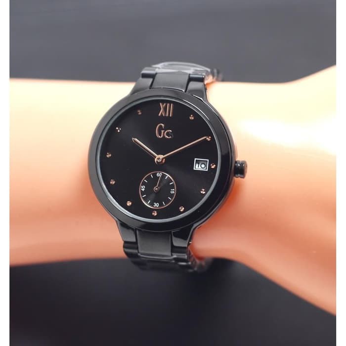JAM TANGAN WANITA ORIGINAL GC DATE DETIK BAWAH TERBARU CEWEK ANALOG GROSIR MURAH