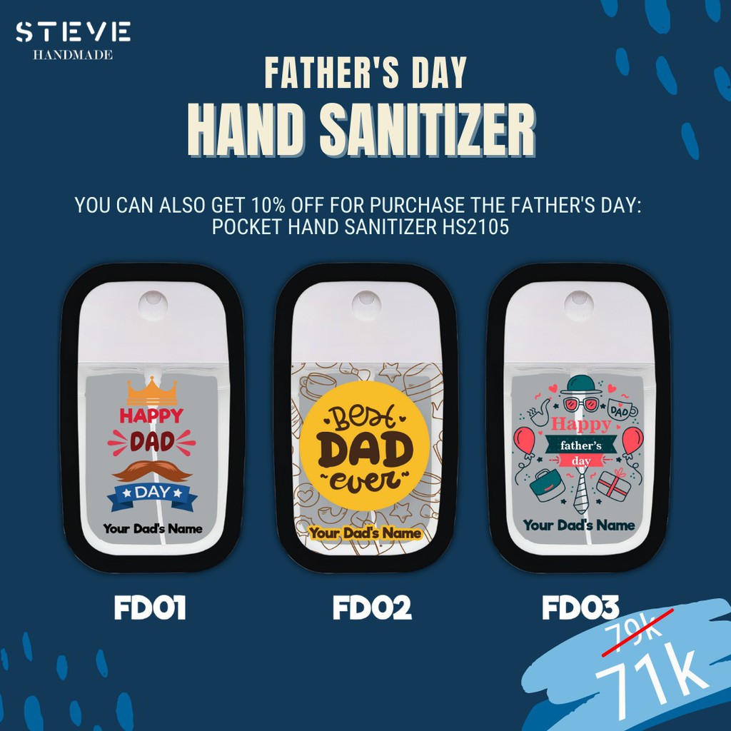 Pocket Hand Sanitizer HS2150 Father's day Edition