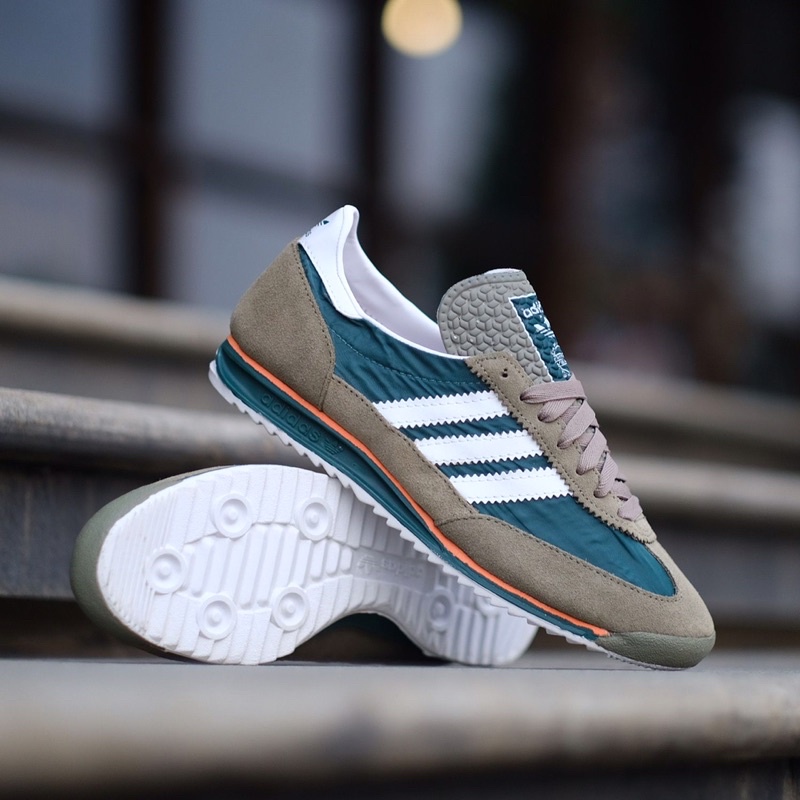 ADIDAS SL72 IN RAW GREEN WHITE ORANGE