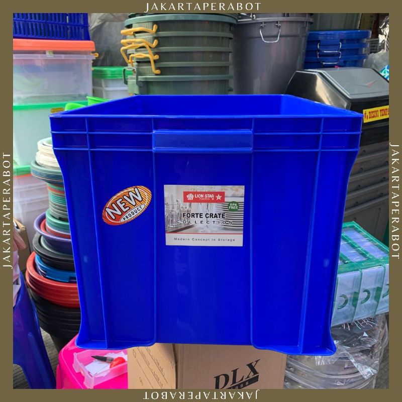 Lion Star Forte Crate Container Box Plastic / Kontainer Box Industri / Box Tahu / Bak Ikan