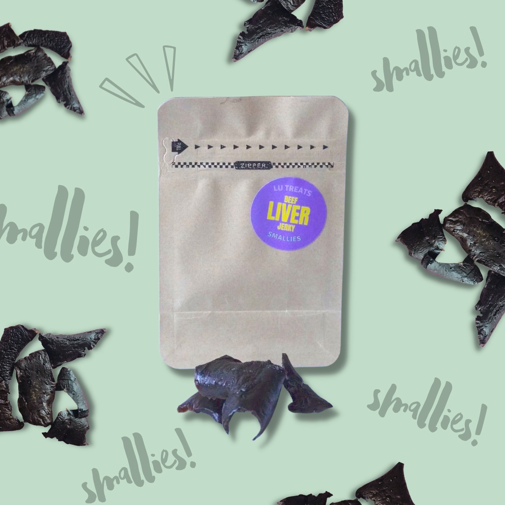

SMALLIES! Aus Beef Liver Jerky (Hati Sapi Terdehidrasi)