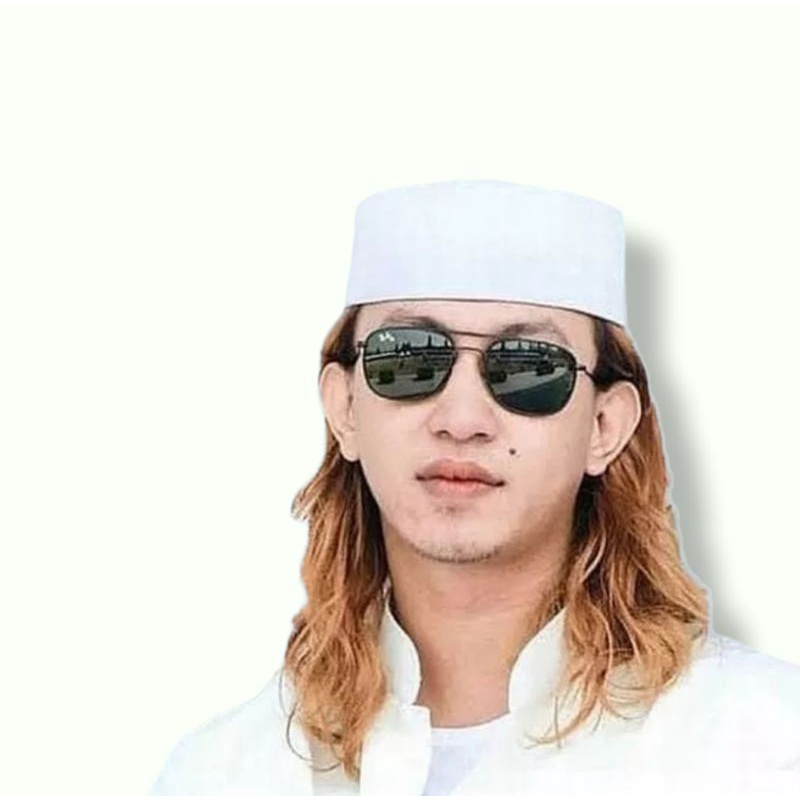 Peci Putih Habib Bahar Tinggi 6cm 7cm 8cm Peci Haji Songkok Kopiah Batok Peci Malaysia