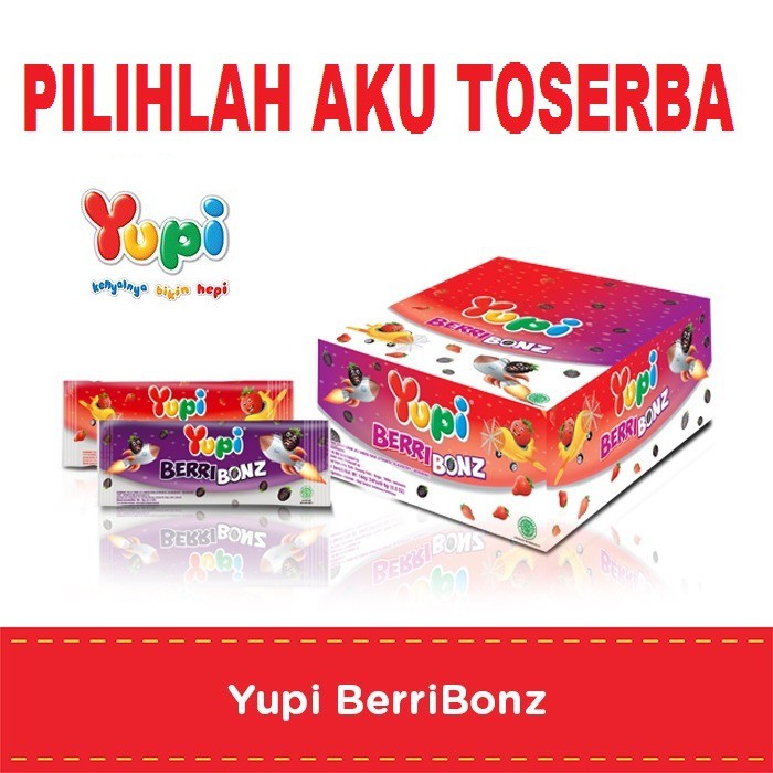 

YUPI BERRIBONZ BOX isi 24 PCS - ( HARGA PER BOX )