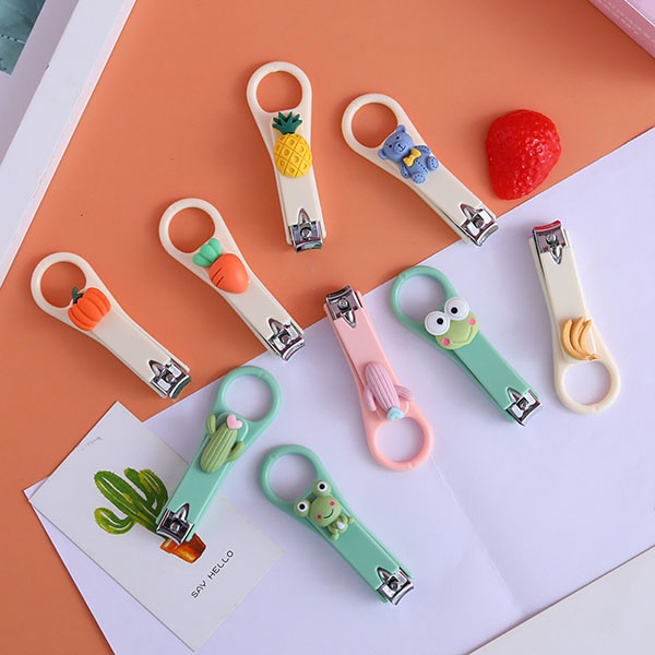 Gunting Kuku Karakter Lucu / Pemotong Kuku Mini / Cute Nail Clipper Menicure Pedicure / Gunting Kuku Import Murah / TV-17