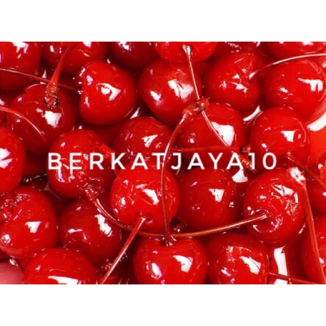 CHERRY TANGKAI MERAH atau HIJAU Cheri Royal Willamette Topping Ceri Repack 100 Gram Cupcake Kue