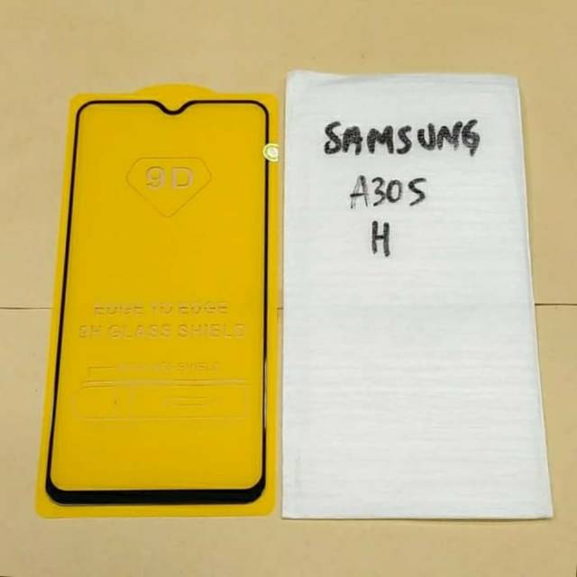 Tempered glass full SAMSUNG A30S kaca golira glass full mantap