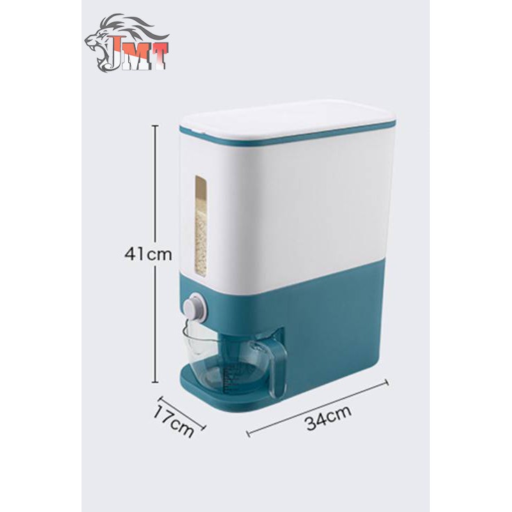 Tempat Penyimpanan Beras 12kg/Premium Automatic Rice Dispenser